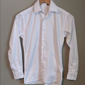 White Ragazzo Boys Button Down Shirt
